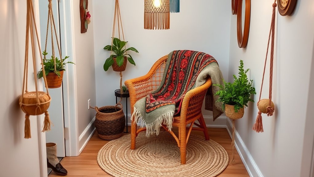 maximize small boho spaces