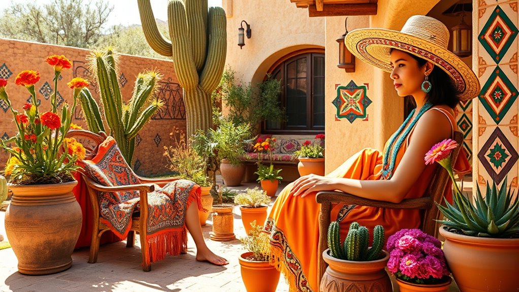 mexican southwestern boho style