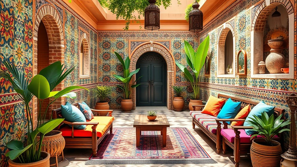 moroccan boho style decor