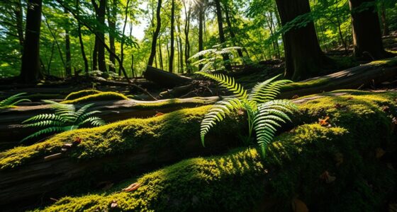 natural green earth tones