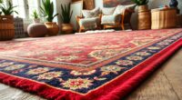 persian rugs in boho