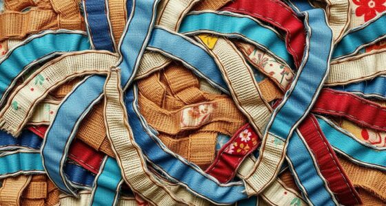 recycled fabric woven tapestry