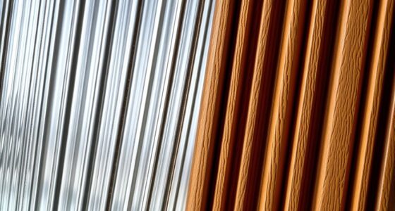 ribbed glass and fluted wood