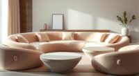 smooth rounded furniture trends