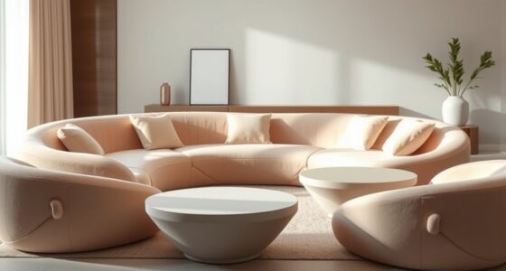 smooth rounded furniture trends