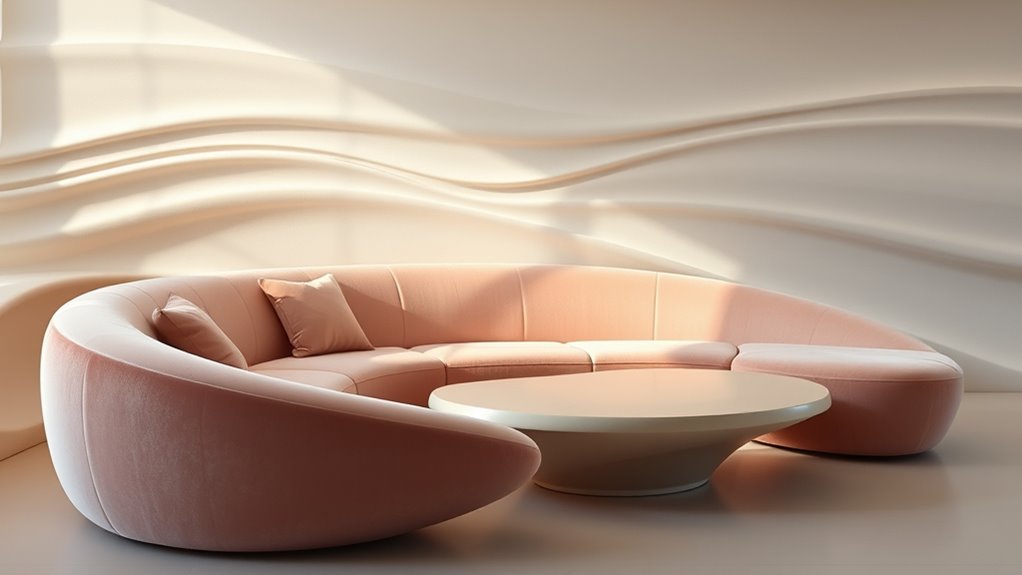 soft ergonomic flowing design