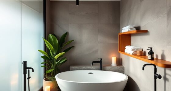 spa inspired small bathroom design