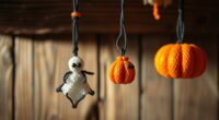 spooky halloween macram decor