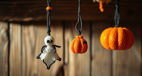 spooky halloween macram decor