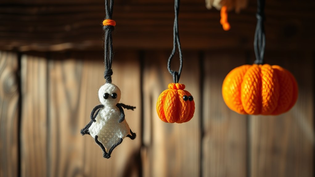 spooky halloween macram decor