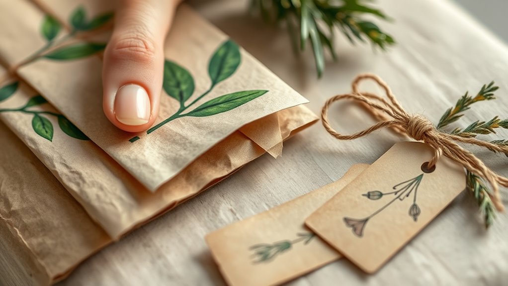 sustainable gift wrapping