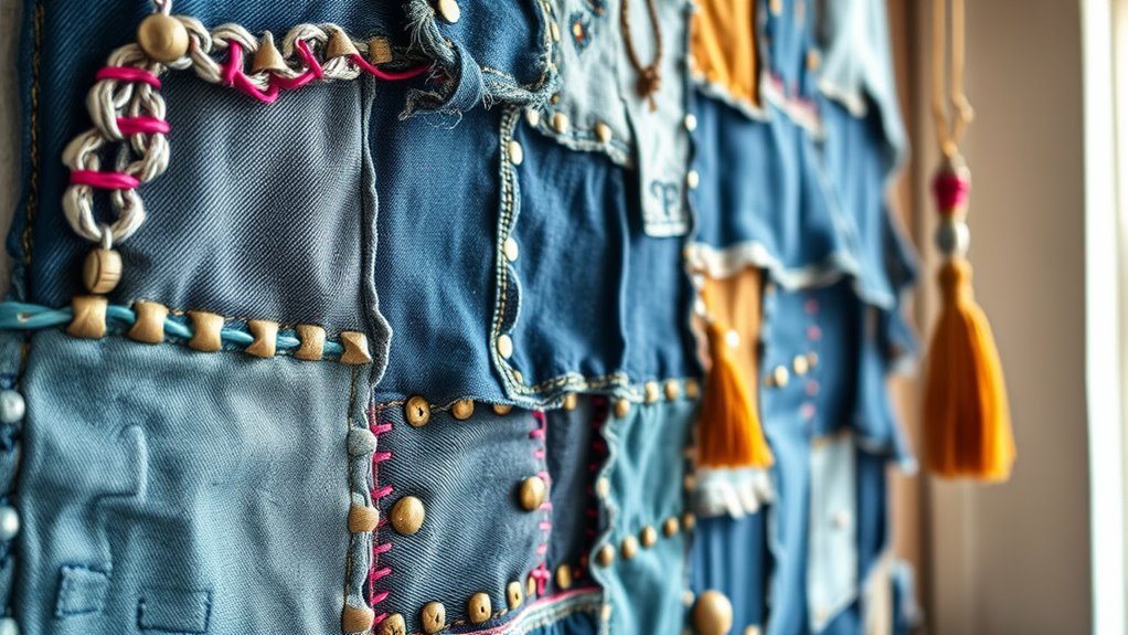 sustainable stylish denim crafts