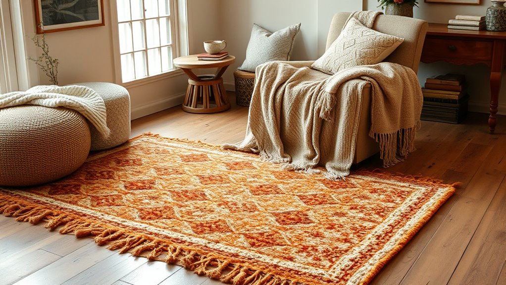 textured colorful cozy layers