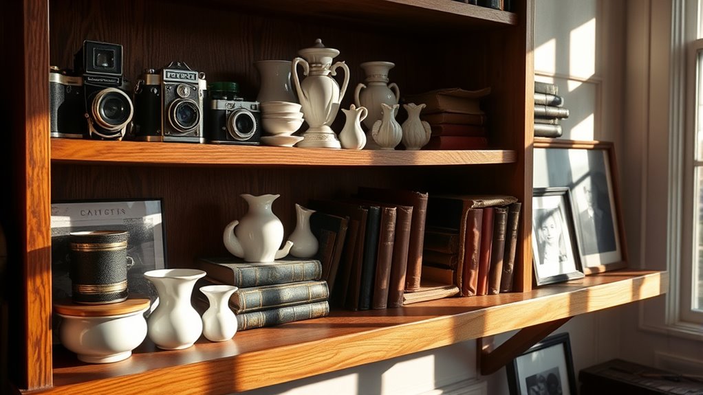 thoughtful curated collection display