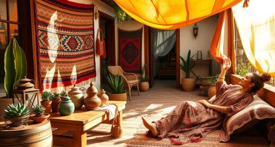 travel inspired boho decor