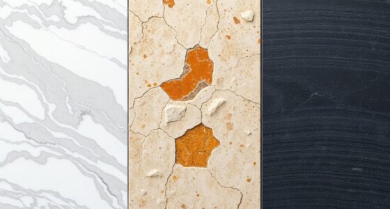 varied natural stone textures