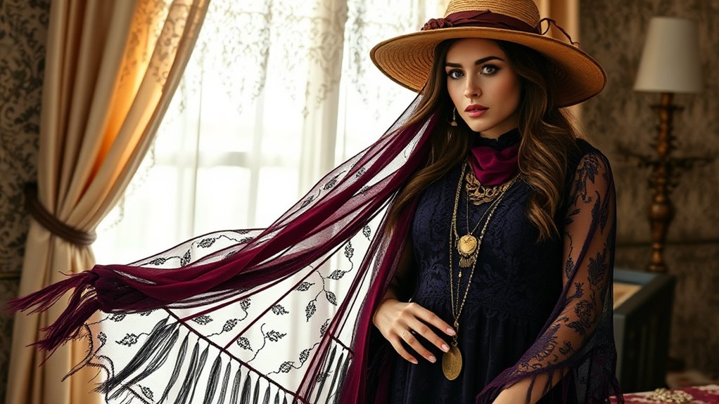 victorian boho style fusion