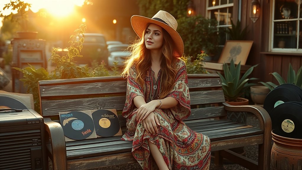 vintage boho music icons