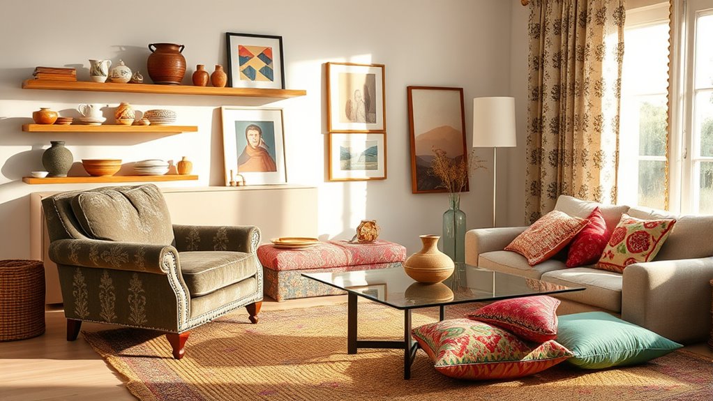 vintage modern boho style