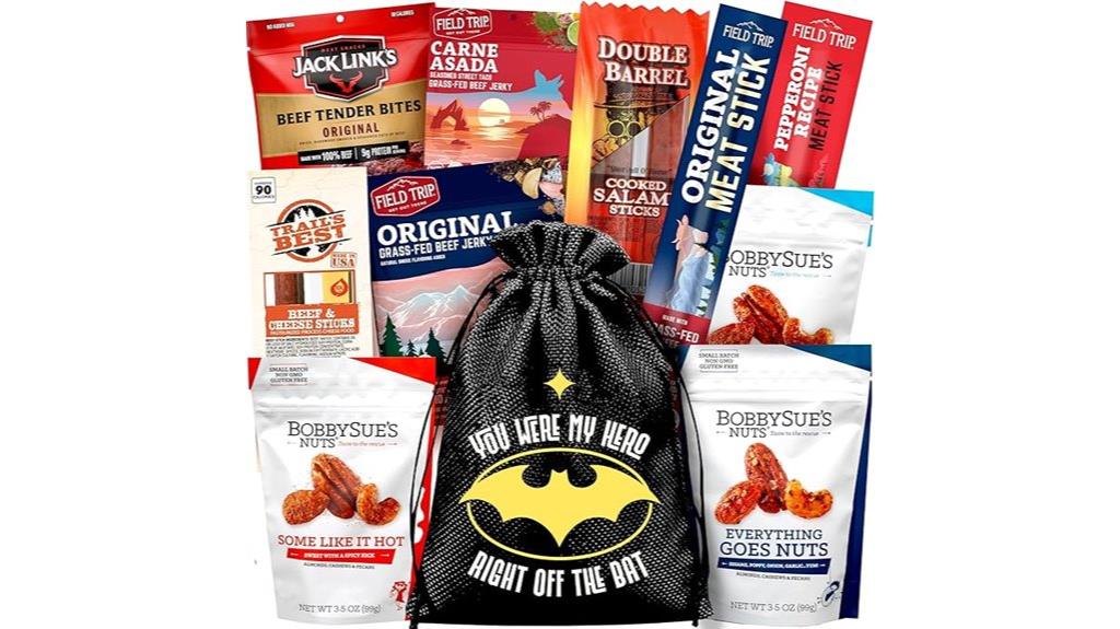 beef jerky nuts gift
