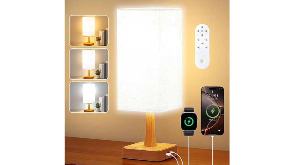 bright light lamp with remote