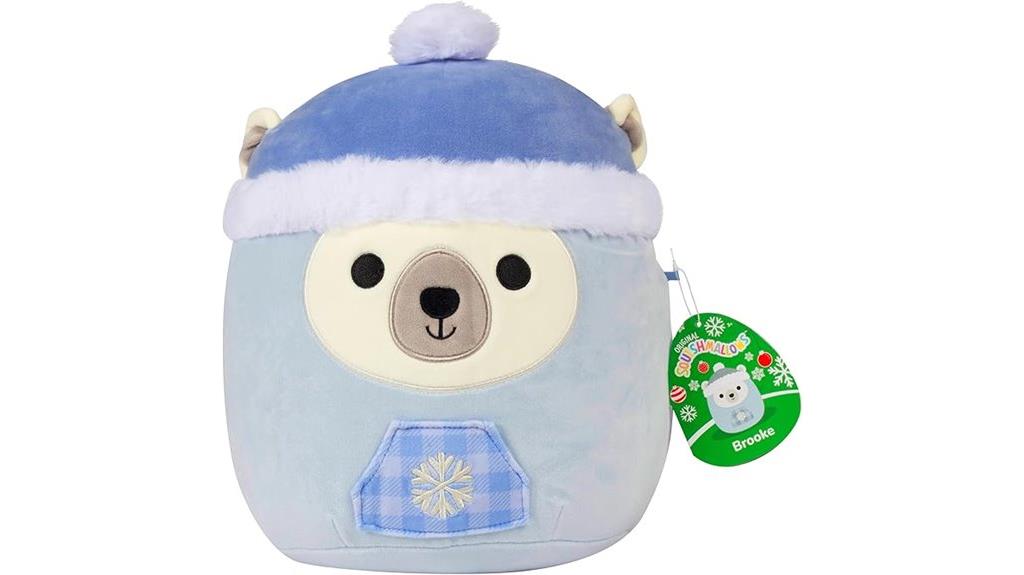 christmas polar bear squishmallow
