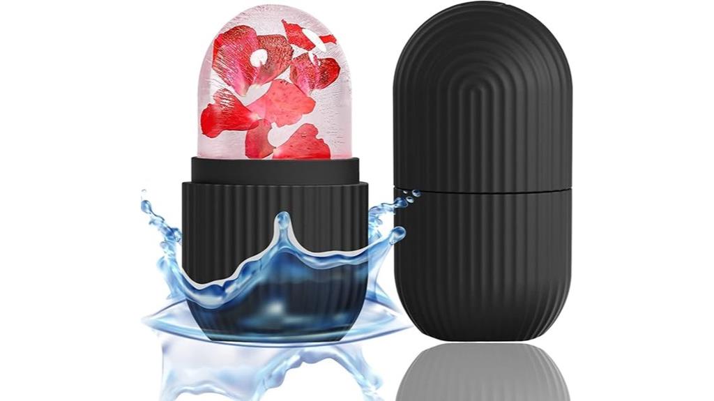 cooling facial roller device