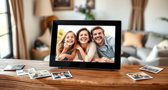 email enabled digital photo frames