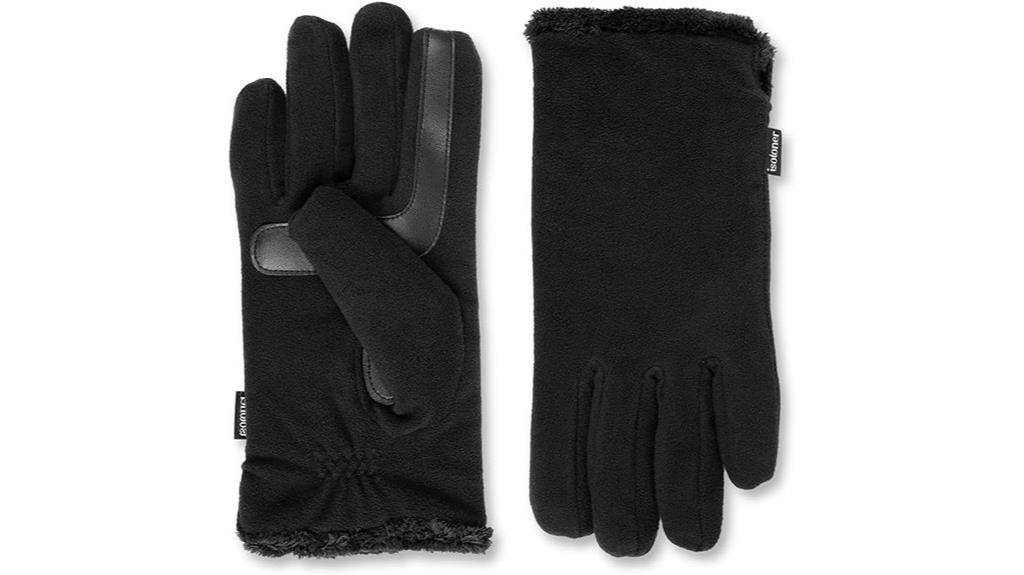 fleece touchscreen gloves