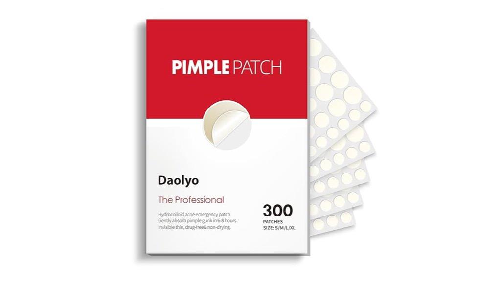large pack of acne patches