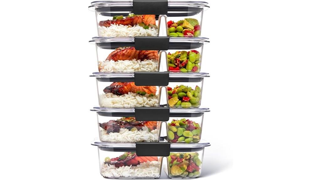 rubbermaid brilliance meal prep