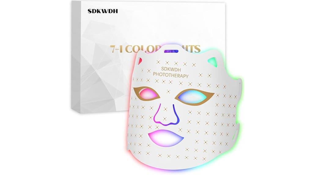 seven color facial mask