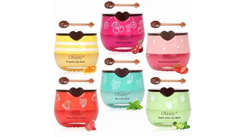 six piece lip care set