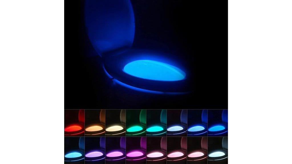 toilet night light leds
