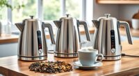 top electric kettles with temp