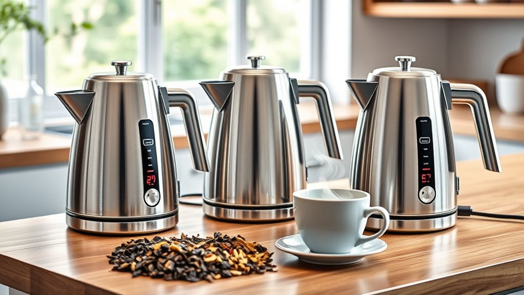 top electric kettles with temp