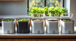 top electric kitchen compost bins