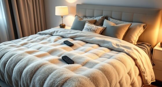 top king size dual control blankets