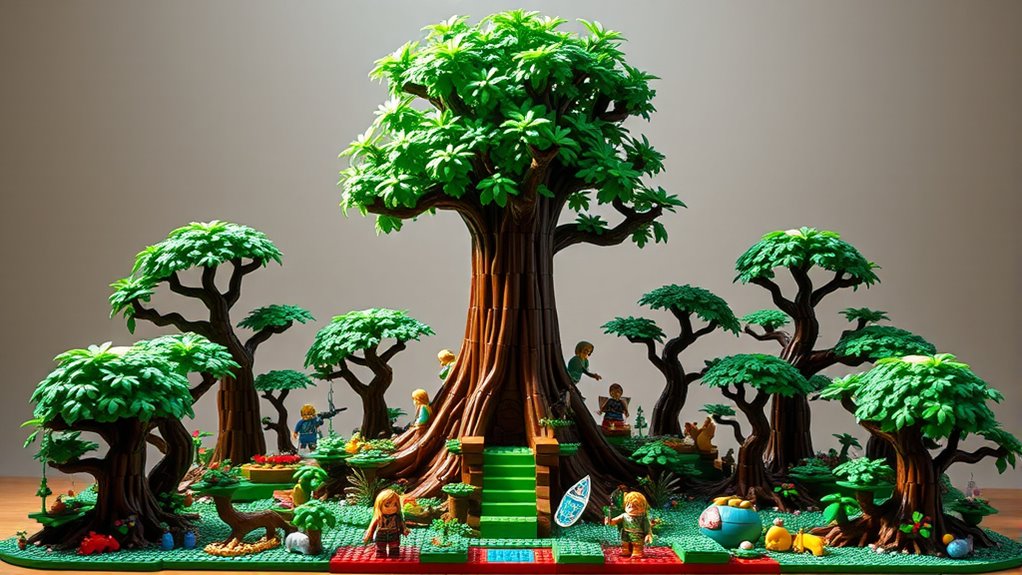 top lego zelda deku tree