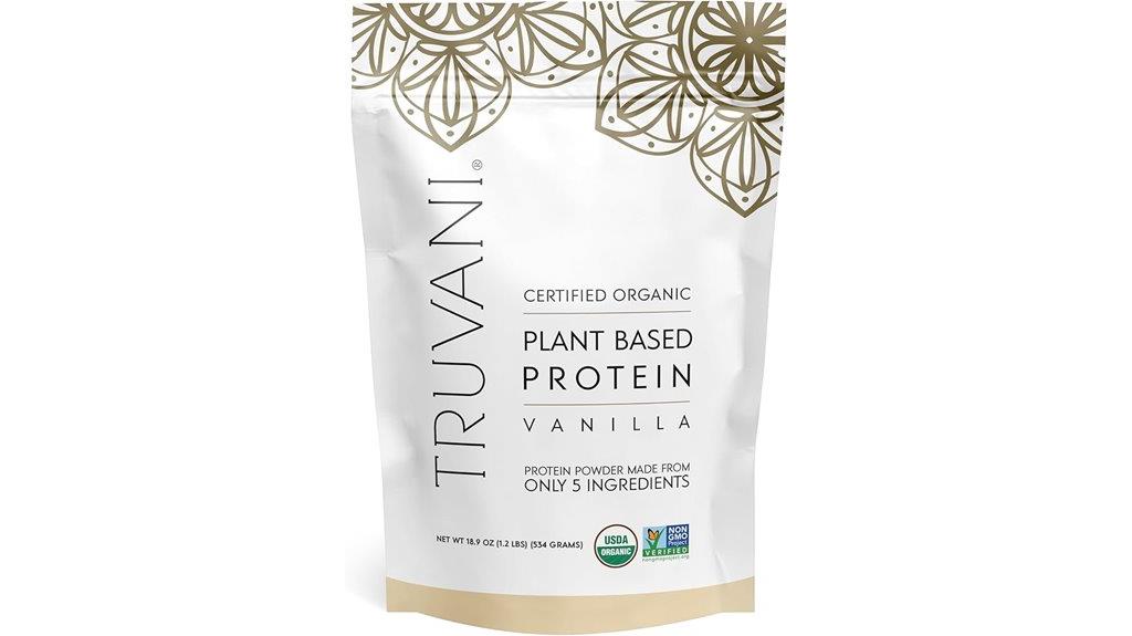 vegan vanilla plant protein