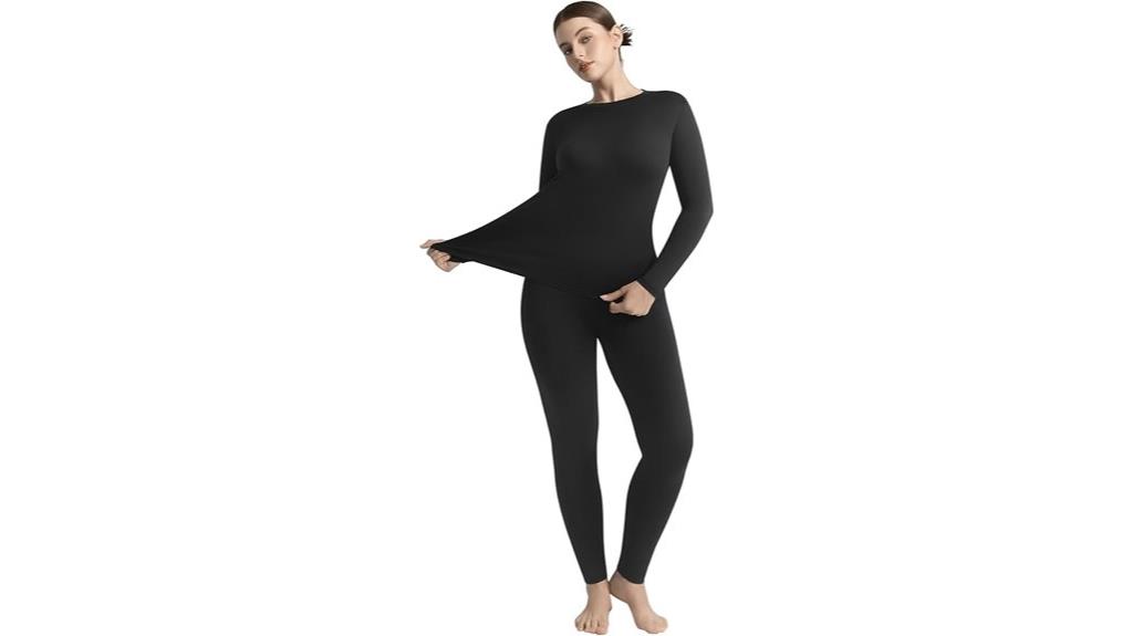 women s fleece lined long johns