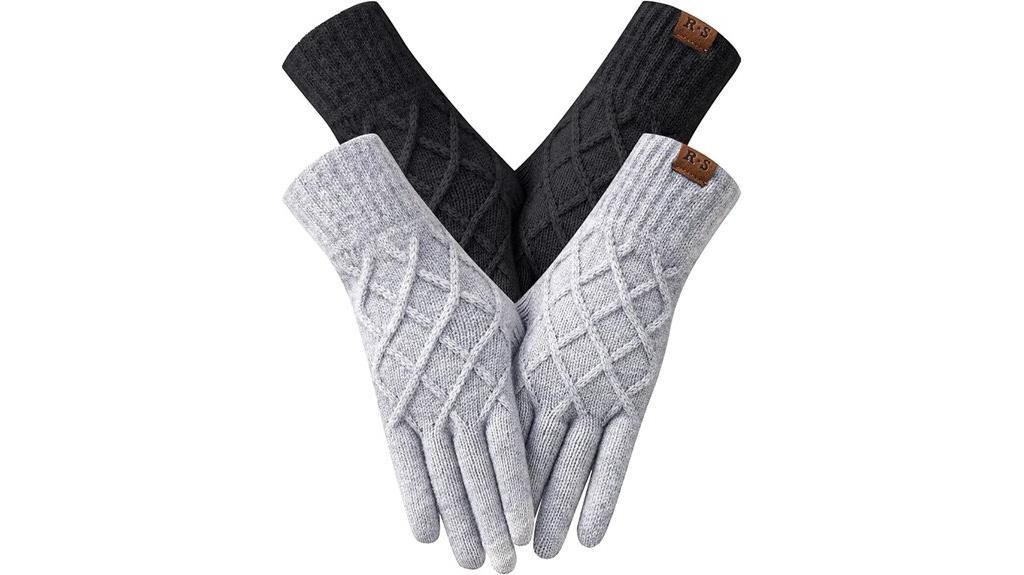 women s winter glove reach star