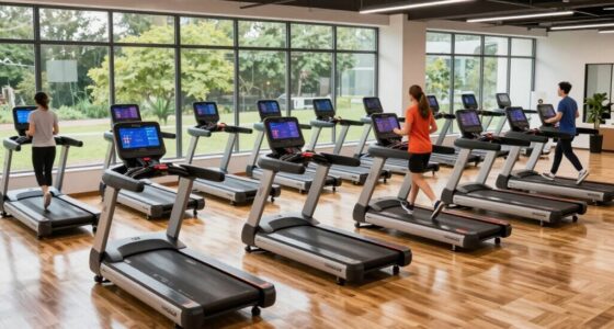 active work with treadmills