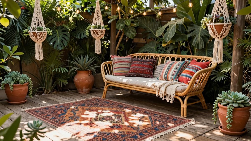affordable boho outdoor decor