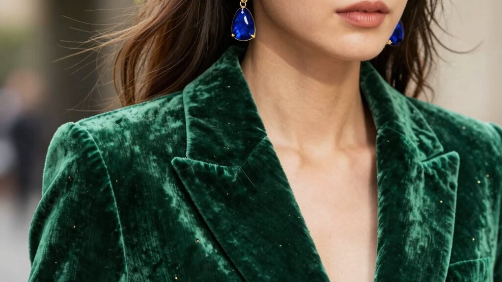 balanced jewel tone styling