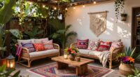 boho patio resort vibe