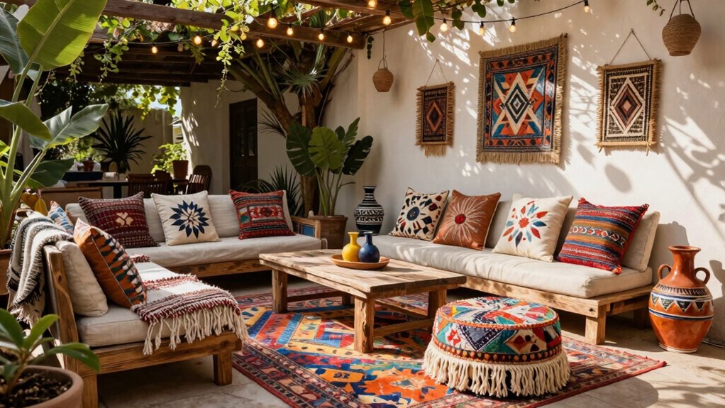 boho textiles and accessories
