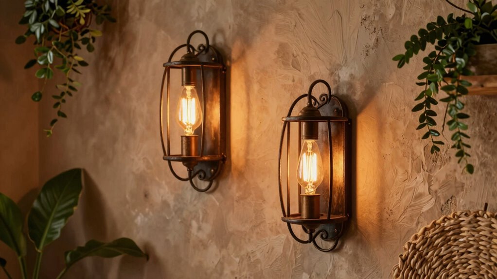boho wall sconce set