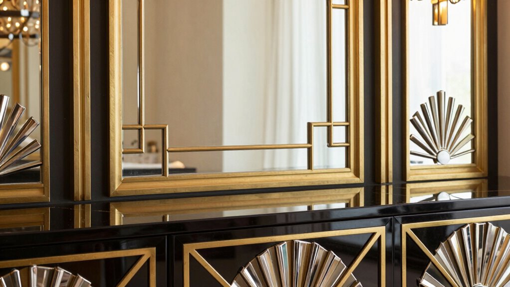 bold geometric luxury accents