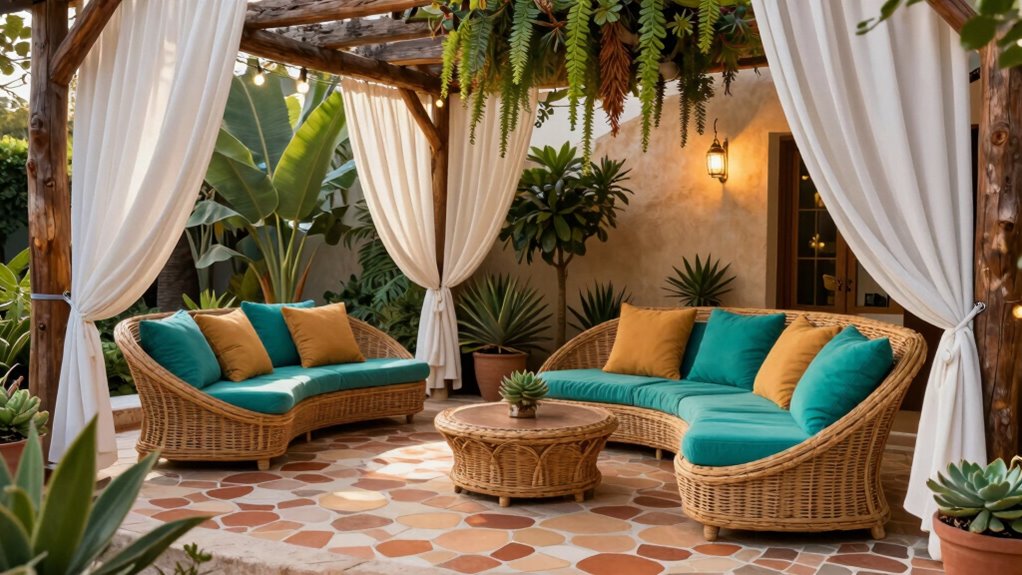 calm beach inspired color palette